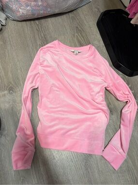 Lilly Pulitzer Velour Pink Crew neck